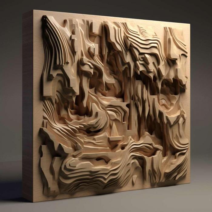 نموذج ثلاثي الأبعاد لآلة CNC 3D Art 